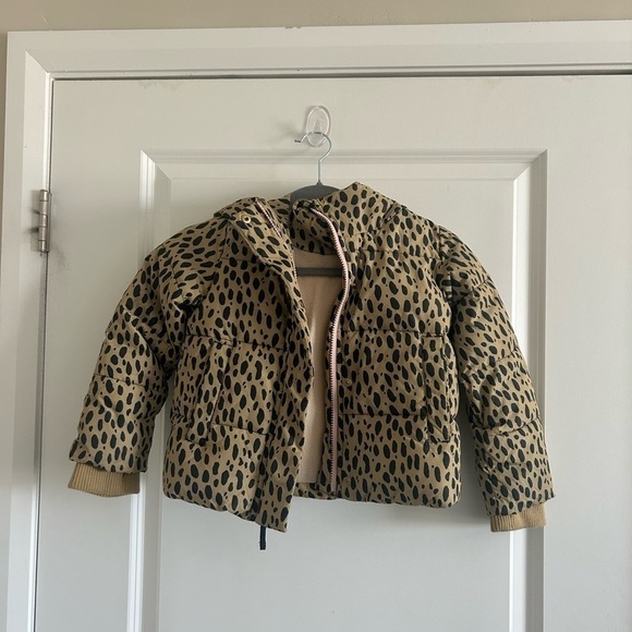 Crewcuts Leopard Print Coat 4-5 - Picture 8 of 9